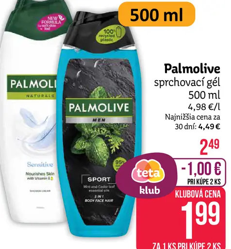 Palmolive sprchovací gél