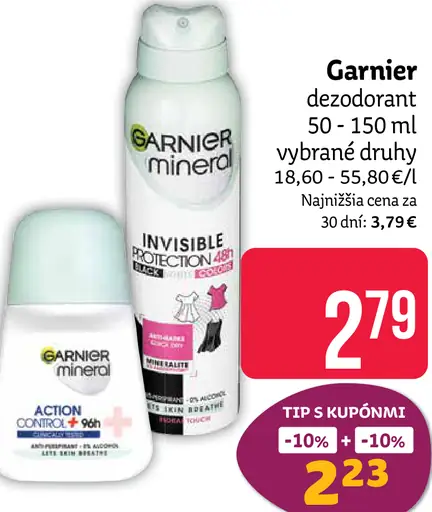 Garnier dezodorant