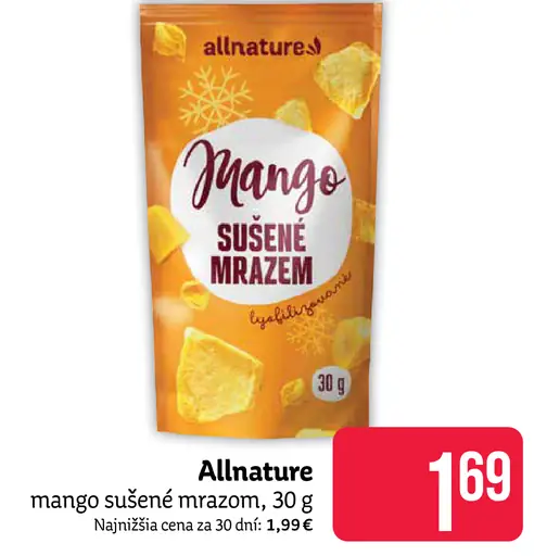 Mango sušené mrazom