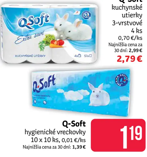 Q-Soft kuchynské utierky