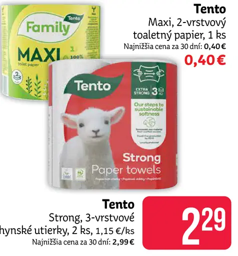 Maxi, 2-vrstvý toaletný papier