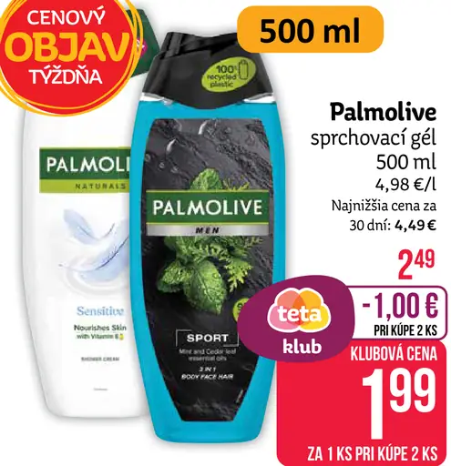 Palmolive sprchovací gél