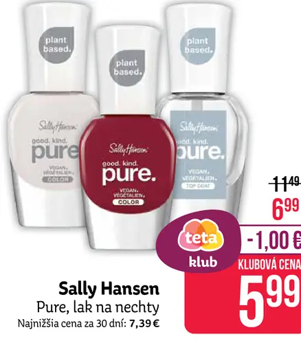 Sally Hansen Pure, lak na nechty