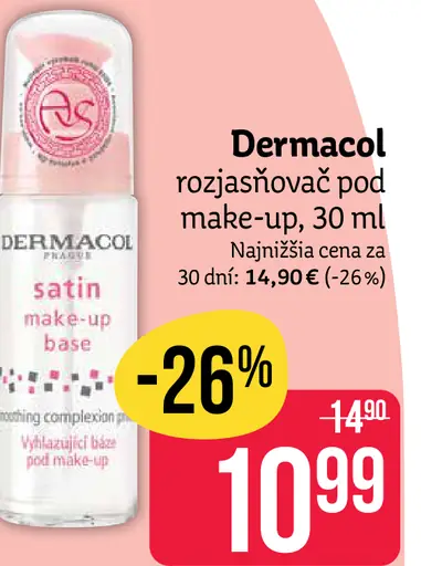 dermacol rozjasňovač pod make-up