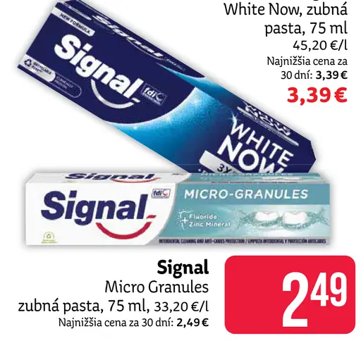 White Now, zubná pasta