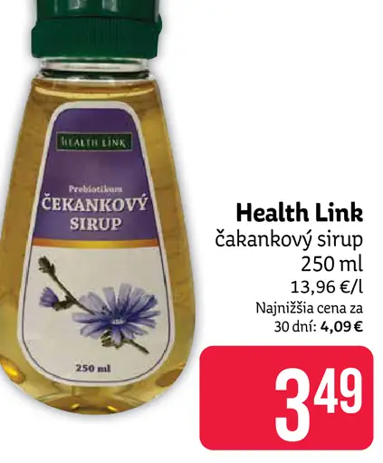 čakankový sirup