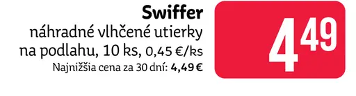 Swiffer náhradné vlhčené utierky