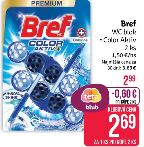 Bref WC blok • Color Aktiv