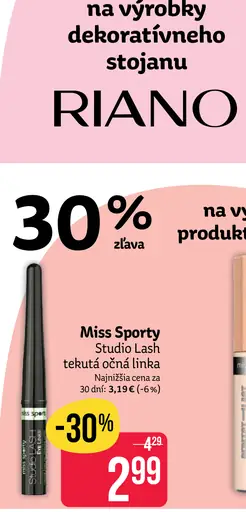 Miss Sporty Studio Lash tekutá očná linka