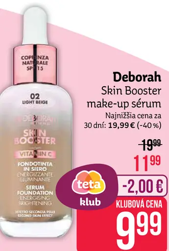 Skin Booster make-up sérum