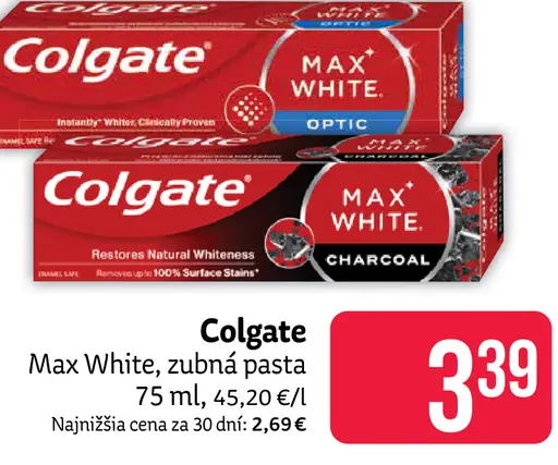 MAX WHITE zubná pasta