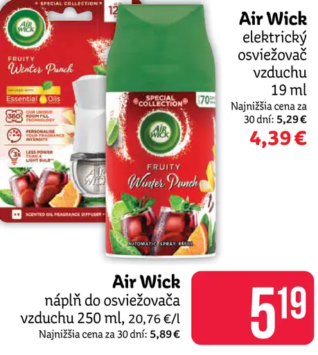 Air Wick elektrický osviežovač vzduchu