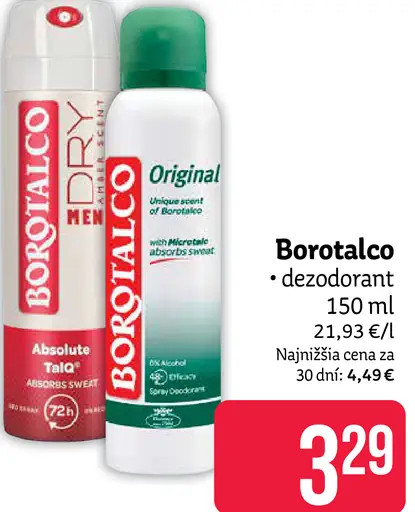 Borotalco dezodorant