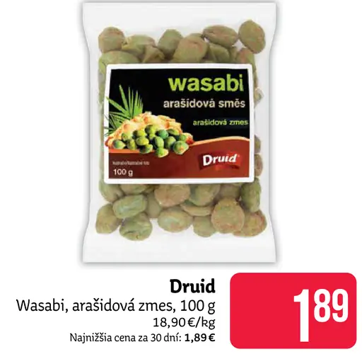 Wasabi arašídová zmes