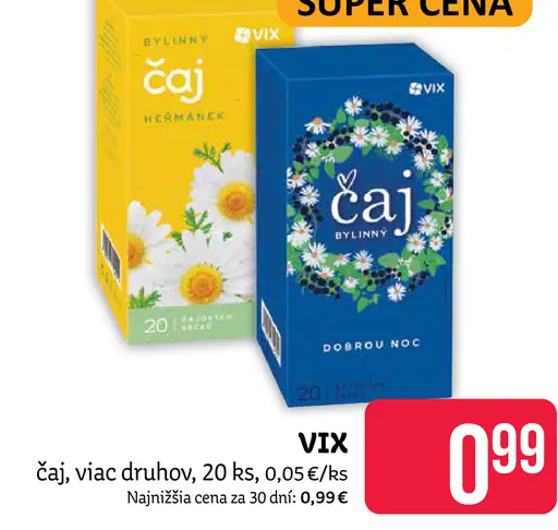 čaj, viac druhov