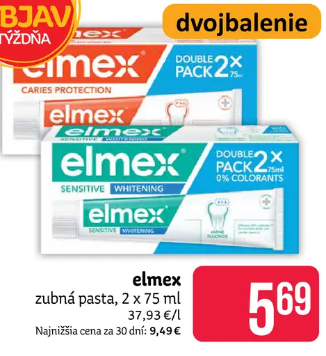 Elmex zubná pasta