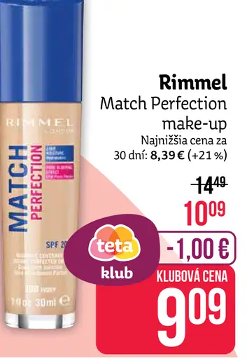 Match Perfection make-up