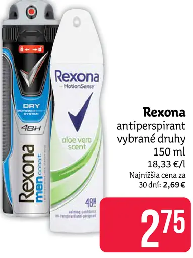 Rexona antiperspirant