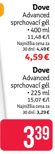 Dove sprchovací gél