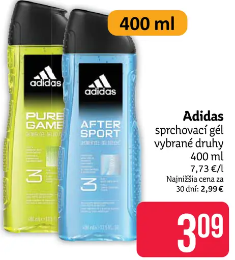 Adidas sprchovací gél vybrané druhy