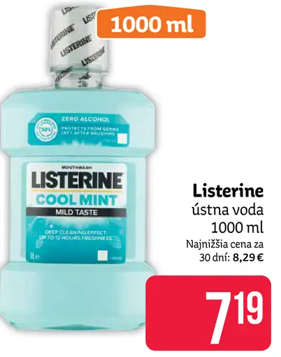 Listerine ústna voda