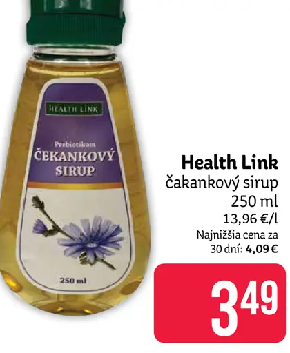 čakankový sirup