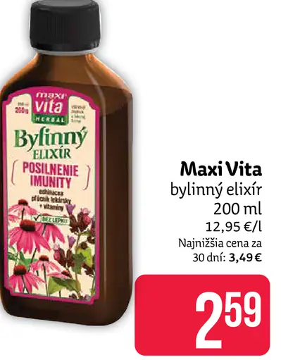 Maxi Vita bylinný elixír