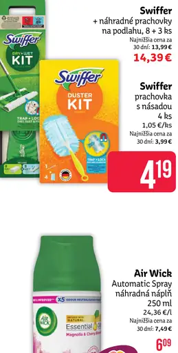 Swiffer prachovka s násadou