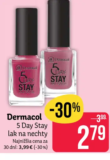 Dermacol 5 Day Stay lak na nechty