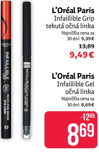 Infallible Gel očná linka