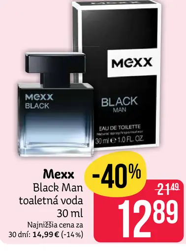 Mexx Black Man toaletná voda