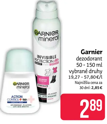 Dezodorant Garnier Mineral