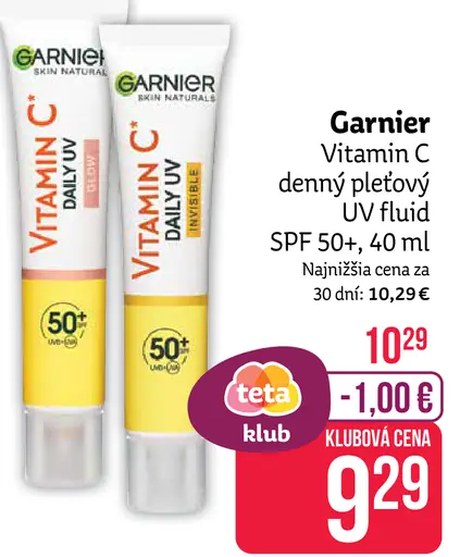 Garnier Vitamin C denný pleťový UV fluid