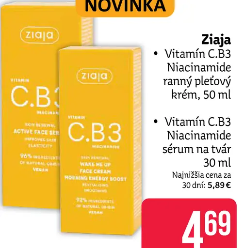 Vitamin C.B3 Niacinamide sérum na tvár