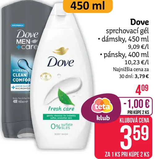 Dove sprchovací gél