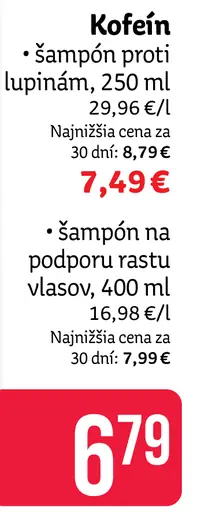 šampón proti lupinám