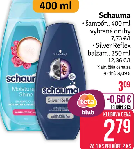 Schauma šampón vybrané druhy