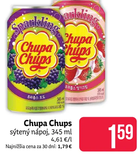Chupa Chups sýtený nápoj