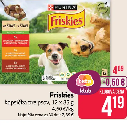 Friskies kapsička pre psov