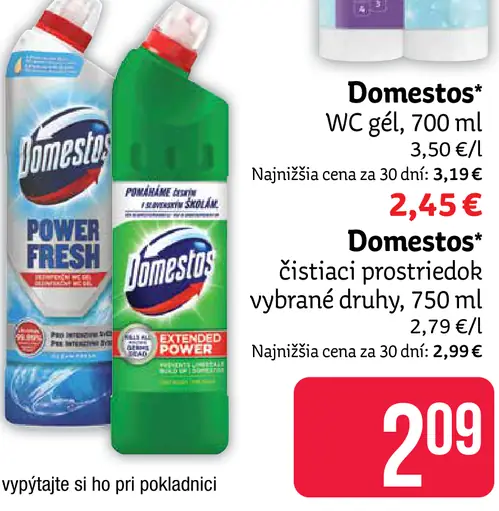 Domestos WC gel Power Fresh
