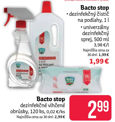 Bacto stop dezinfekčný čistič