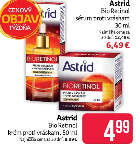 Astrid Bio Retinol sérum proti vráskam