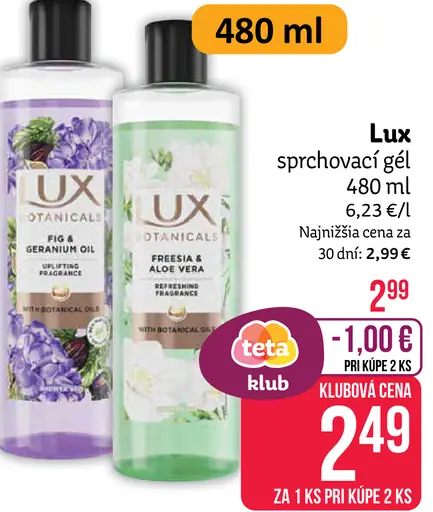 Lux sprchovací gél