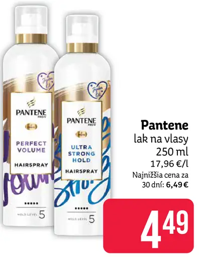 Pantene lak na vlasy