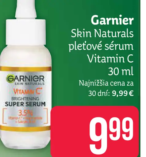 Garnier Skin Naturals pleťové sérum Vitamin C