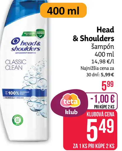 Head & Shoulders šampón