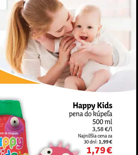 Happy Kids pena do kúpeľa