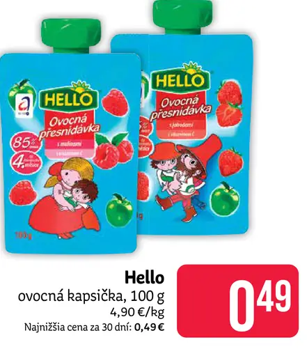 Hello ovocná kapsička