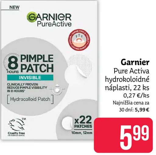 Garnier Pure Active hydrokoloidné náplasti