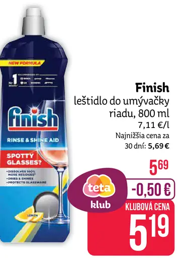 Finish leštidlo do umývačky